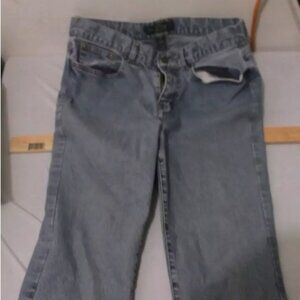 8P LRL LAUREN PETITE RALPH LAUREN LIGHT BLUE DENIM WASH STRAIGHT JEANS RS 40587